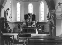 Innenraum der Sintherner Kirche (50er Jahre)