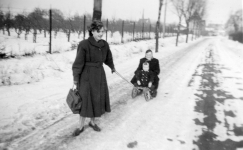 Zwischen Sinthern und Geyen im Winter 1957